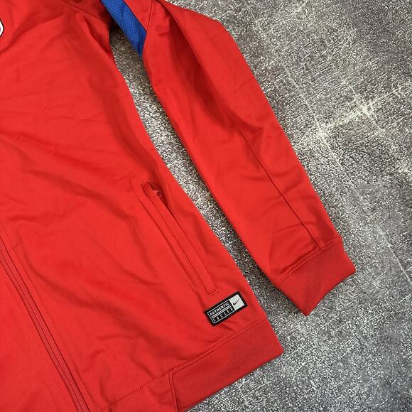 Women's Nike Dri Fit USWNT Team USA World Cup Olympic Red Warm Up Jacket Sz M - Picture 2 of 4